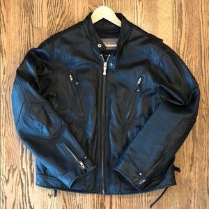 Genuine Leather Motorcycle Jacket